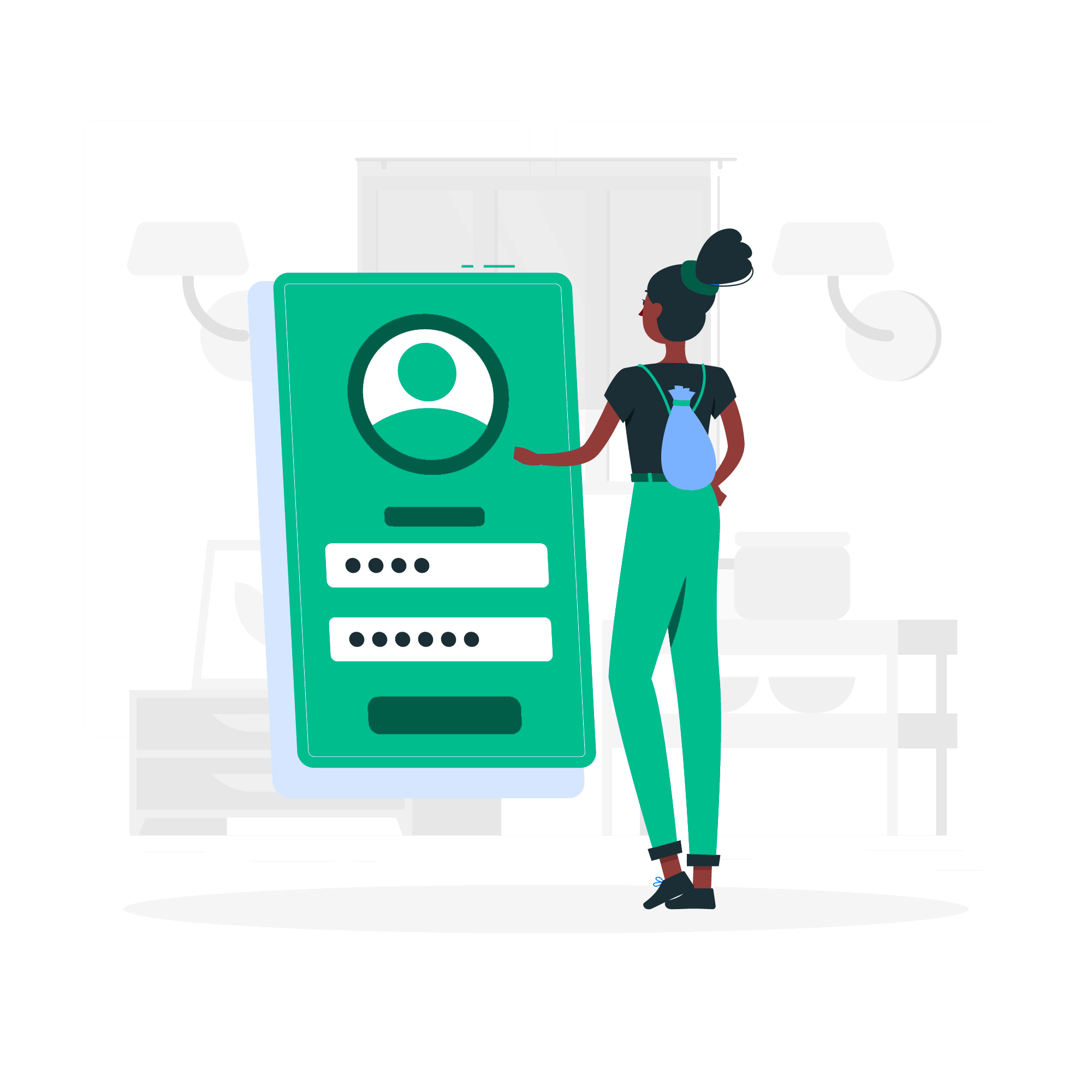 Sign up illustration